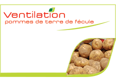 Accédez à l'outil Ventilation de pommes de terre de fécule